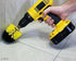 3 Set 2/3.5/4 1/4" Pcs Drill Brush Attachments for Cleaning - Drill Brush Scrubber with Nylon Bristles, in Heads, Hex