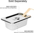 Excellante Ninth Size Anti Jam Pans, 2-1/2-Inch Deep, 24 Gauge
