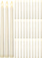Retisee 30 Pcs 11 Inch Flameless Taper Candles LED Candles Bulk Battery