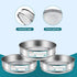 304 Stainless Steel Mesh Lab Sieve, 3 Mesh (5mm) Aperture, 7.9Inch Diameter for Industrial Laboratory