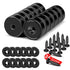MIKEDE 12 Pack Strong Neodymium Magnets, 20lbs Black Countersunk for Wall Mounting, Heavy Duty Round Base
