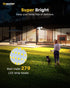 2600LM, IP65 279 4 4 270 2 Packs Ensenior Solar Lights Outdoor Motion Sensor Outdoor Light with Remote Control