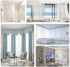 Alloy Plastic Windows and Balcony Curtain Track Soft Curved Rail Accessories (2 Meters)