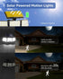 WL4000 3 270 IP65 LE Solar Lights for Outside, Solar Lights Outdoor with Motion Sensor, High Brightness, Adjustable