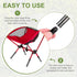 16Pcs 0.51 Inch uxcell Camping Chair Foot Cover, Plastic Table Legs Feet Covers Furniture Floor Protector for Outdoor