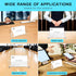 Padike Acrylic Business Card Holder, Clear Business Card Stand for Desk Display