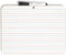 U Brands Dry Erase Lap Board, Double Sided, Ruled and Plain, 9 x 12 Inches, Includes Dry Erase Marker (484U06-24)