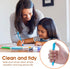 Molain 10 Pcs Pen-Style Erasers Set, 5 Retractable Click Eraser Pens + 5 Mechanical Erasers for Kids & Students