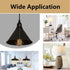 Switch,3 Pack E26 E27 Phenolic Medium Base Light Socket with Pull Chain TWDRTDD Black Period Style Edison Retro Pendant