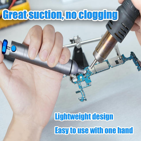 Kaisi Solder Sucker, No Clog Desoldering Pump with Powerful Vacuum Suction for Solder Removing