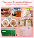 Phomemo P12 Label Maker Machine with Tape, Ribbon Printer Machine Small Bluetooth Label Makers with Multiple Templates