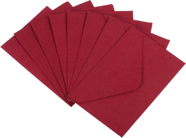 PATIKIL Mini Envelopes, 20 Pack Small Gift Card Holders for Business Invitations, Red for Weddings