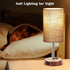 Set 2, 3 Dimmable ZJOJO Table Lamp for Bedroom of Bedside Small Lamps with Way Rocker Switch and AC Outlet, Nightstand
