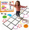 HugHush Elkonin Box Floor Mat Activity Set,Kindergarten Learning Activities,Phonemic Awareness & Phonics Games,Science