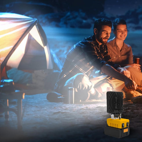 Cordless Work Light for Dewalt 18V 20V Battery, 5000LM Rotatable Underhood Work Light with USB Charging