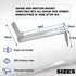Garage Door Sensor Bracket Replacement for Genie/Overhead Garage Door Sensors, Compatible with Garage Door Sensor