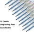 Premium Black Gel Pens, 0.5mm Extra Fine Point, Smooth Writing Ballpoint Pens for School Stationery Supply (12 Packs)