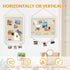 Bulletin Boards with Linen, 1-Pack 16''X 12'' Double-sided Cork Board, Small Pin Board for Home Office