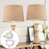 10Pcs NICENEEDED Lamp Shade Adapter Ring, Lampshade Reducer Rings Light Shade Replacement Washer Adapter White Plastic