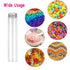 18 PCS 115ml Clear Plastic Test Tubes, 150 x 33mm with Screw Caps and 1 Cleaning Brush for Candy Storage