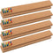 HBlife Cork Board Bulletin Bar Strip 8 Pack, 15x2 Inch, 100% Natural Frameless Cork Board Strips with Push Pins