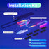 wacuaao 24 Inch Setup (24 inch) Monitor Backlight - Reactive LED Strip for PC and Mac - Screen Color and Music Sync