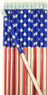 Vintage Look American US Flag #2 Lead Wooden 7.5" Pencils (Patriotic USA), Party Favor Stationery, 36