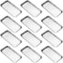 12 PCS Small Surgical Tray, 8.86 x 4.7 Inch Stainless Steel Medical Tray for Tattoo, Resin, Lab Supplies