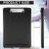 Geyee 8 Pcs Clipboards with Storage, Letter Size Foldable Nursing Clipboard with Pen Holder, Low Profile Clip Board