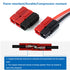 smseace 70pcs 15/30/45Amp Power Connectors with PVC Cover, Quick Disconnect Power Pole connectors for 20-10AWG