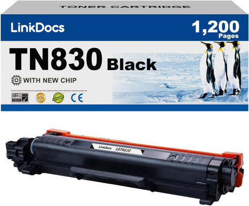 TN830 Compatible Toner Cartridge Replacement for Brother TN-830 TN830XL for DCP-L2640DW HL-L2480DW MFC-L2807DW Printer