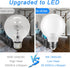 8 Pack Bathroom Light Bulbs, 60 Watt Equivalent, E26 Medium Base, Daylight 5000K, G25 LED Globe Light Bulbs
