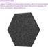 DMiotech 6 Pack Black Felt Bulletin Board 12 Inch X10 Inch for Sound Proofing Wall Panels Home Recording Studio