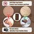 16 Set PCS Brown Furniture Leg Socks - Large Knitted Chair Leg Floor Protectors for Hardwood Floors - Fits Round