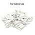Low Votage Wire B Connectors with Filled Gel for Telephone Alarm Wire Crimp Bean Splice, Wet Blue 100pcs + Dry White 100pcs