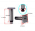 4 inches(Nickel-Plated,4 Sets),Suitable HUAYY Furniture Adjustable Legs for Modern Ottoman Style Furniture Replacement