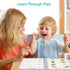 PracticeJQDEN 3-8 3D 5-Book Set Large Reusable Grooved Handwriting Practice Workbooks for Kids Ages Magic Disappearing