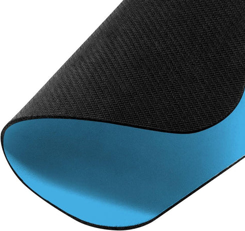 Non-Slip Rectangle Mousepad, FINCIBO Solid Baby Blue for Home, Office and Gaming Desk
