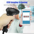 NetumScan 1D USB Barcode Scanner, Handheld Wired CCD Barcode Reader Supports Screen Scan UPC Bar Code Reader
