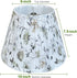 6x10x7.5inch TOOTO STAR Floral Print Small Lampshade, Pleated lamp shade for table & bedside lamps, Floor Lamps