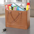 HOME DISTRICT Chic File Organizer Tote, Portable Document Organizer Bag with Handle