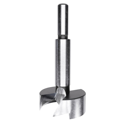 1-1/2 Inch x 3-1/2 Inch Forstner Drill Bit, High Speed Steel for Woodworking - Hardwood, Softwood, Plywood