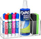 Magnetic Dry Erase Marker Holder, Acrylic Pen Holder for Whiteboard, Refrigerator, Office Organizer