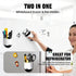 FUNISKETCH 4 Pack Cute Panda Magnetic Pen Holder, Strong Magnet for Glass Whiteboard, Refrigerator & Locker - Marker