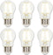 Westinghouse Lighting 5278020 A15 Dimmable Clear Filament LED Light Bulb, 8 Watt (75 Watt Equivalent), 6 Pack