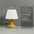 3-Level Dimmable Shower Lamp Mushroom Lamp LED Table Lamp for Bedroom Rechargeable Desk Bedside Small Lamps Night Light