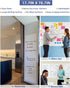 Nicpro 2 Pack Dry Erase Whiteboard Sticker Wall Decal, 17.7" X 78.7"(6.5 ft) Self-Adhesive White Board Peel Stick Paper to Do List with 6 Color Water-Based Pens for School, Office, Home, Kids Drawing by Nicpro
