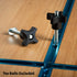 POWERTEC 5/16"-18 4 Point Knobs, 5 Pack, Clamping Knobs with Steel Insert for T Track Bolts