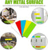 Dry Erase Magnetic Labels (1x3", Pack of 60) - Write On Magnets for Classroom, Office, & More (Multicolor)