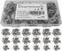 Stainless Steel T-Nut, 1/4", 5/16", 3/8", Heavy Duty Tee Nut for Wood, 50 Pcs Kit